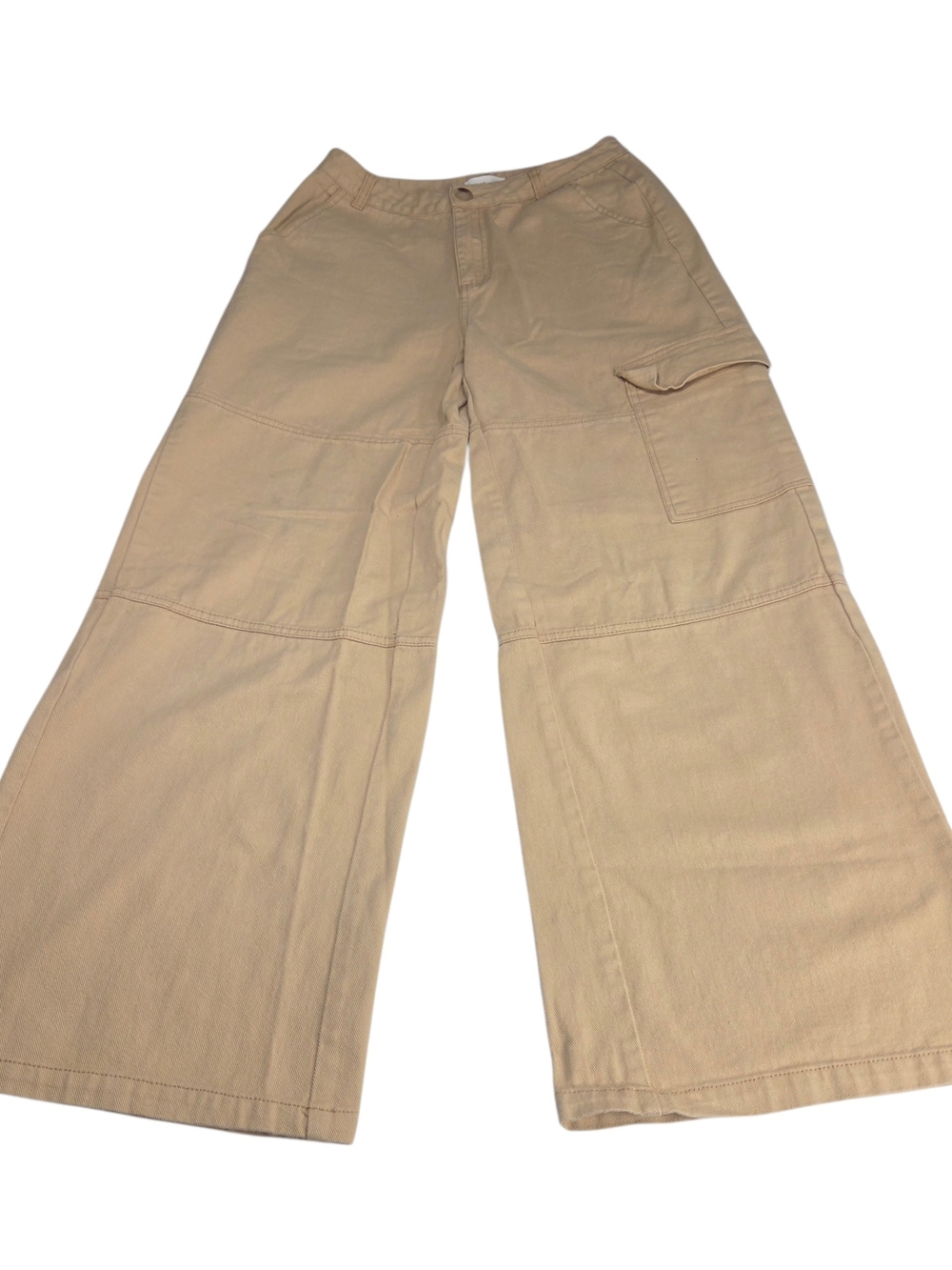 bohme Wide-Leg Cargo Pants in Khak. Size M